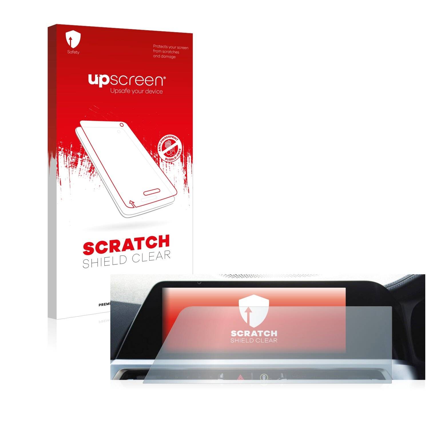 upscreen Scratch Shield Clear Premium Displayschutzfolie für BMW 3 G20 Limousine 2018