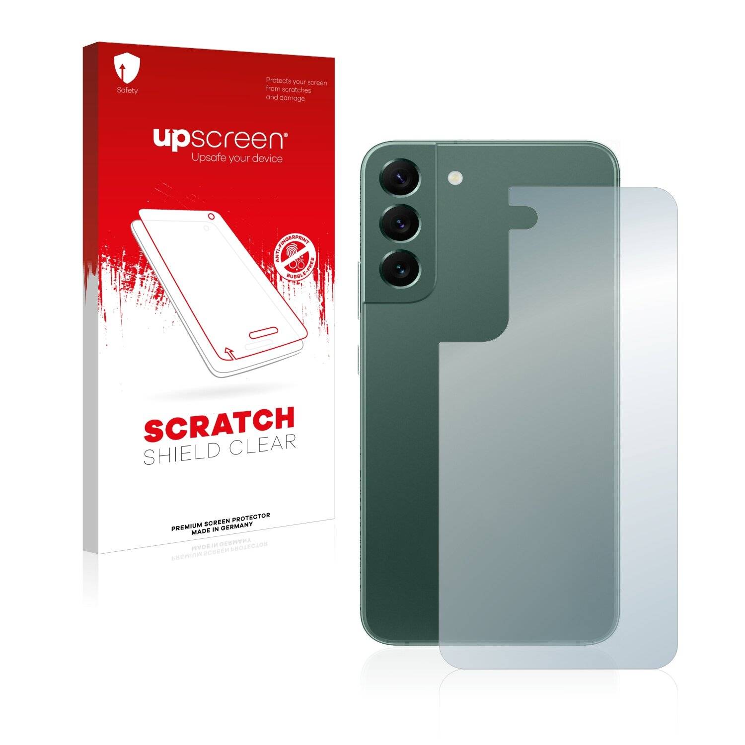 upscreen Scratch Shield Schutzfolie für Samsung Galaxy S22 Plus 5G (Rückseite)