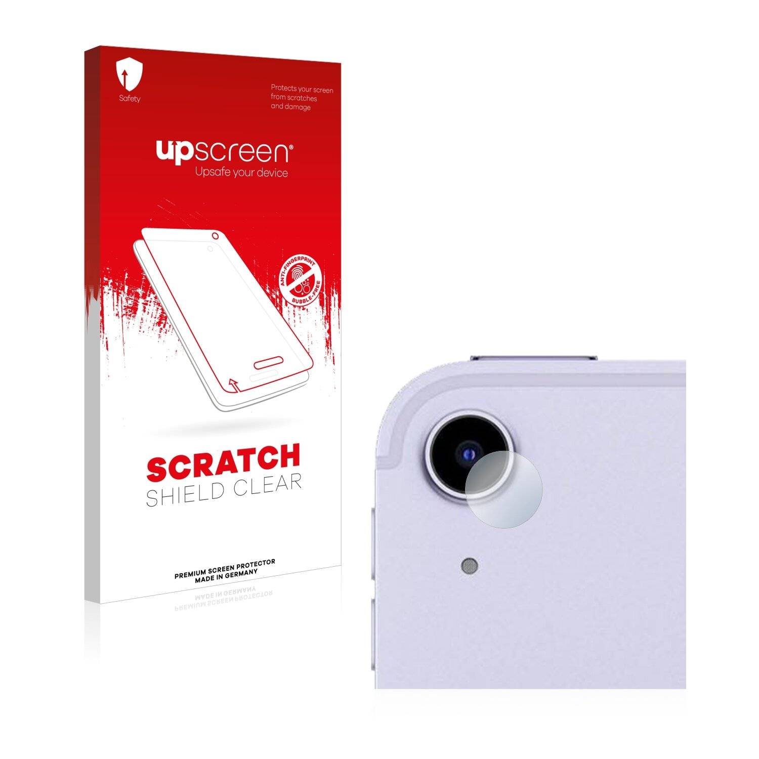 upscreen Scratch Shield Schutzfolie für Apple iPad Air 5 WiFi Cellular 2022 (NUR Kameraschutz, 5. Gen.)