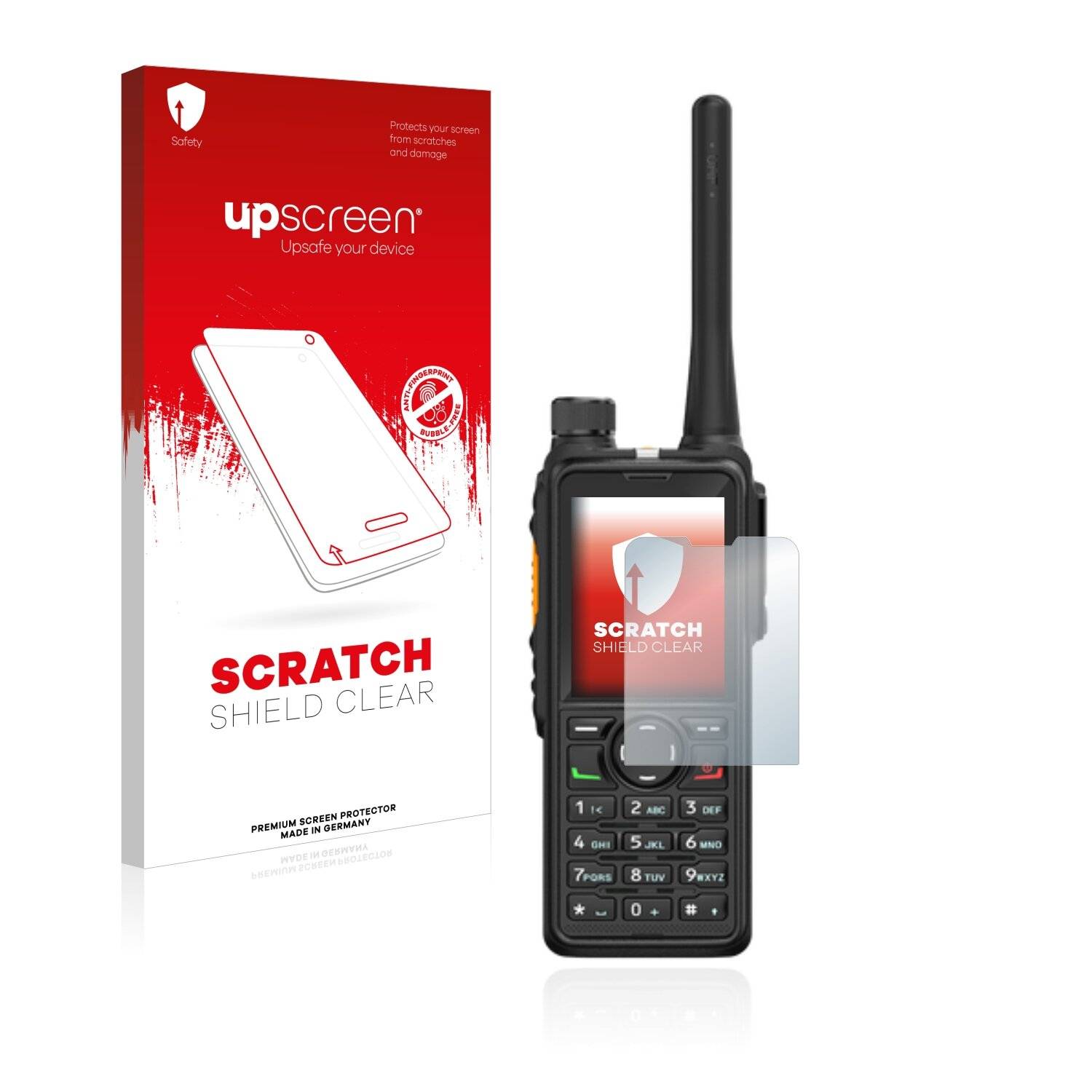 upscreen Schutzfolie für Hytera HP785 Kratzschutz Anti-Fingerprint Klar