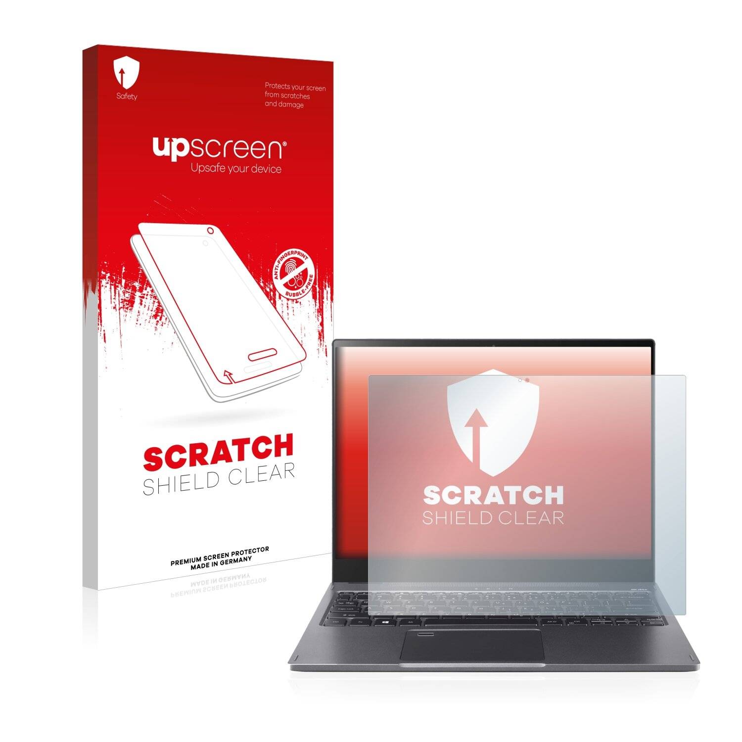 upscreen Scratch Shield Clear Premium Displayschutzfolie für Acer Spin 5