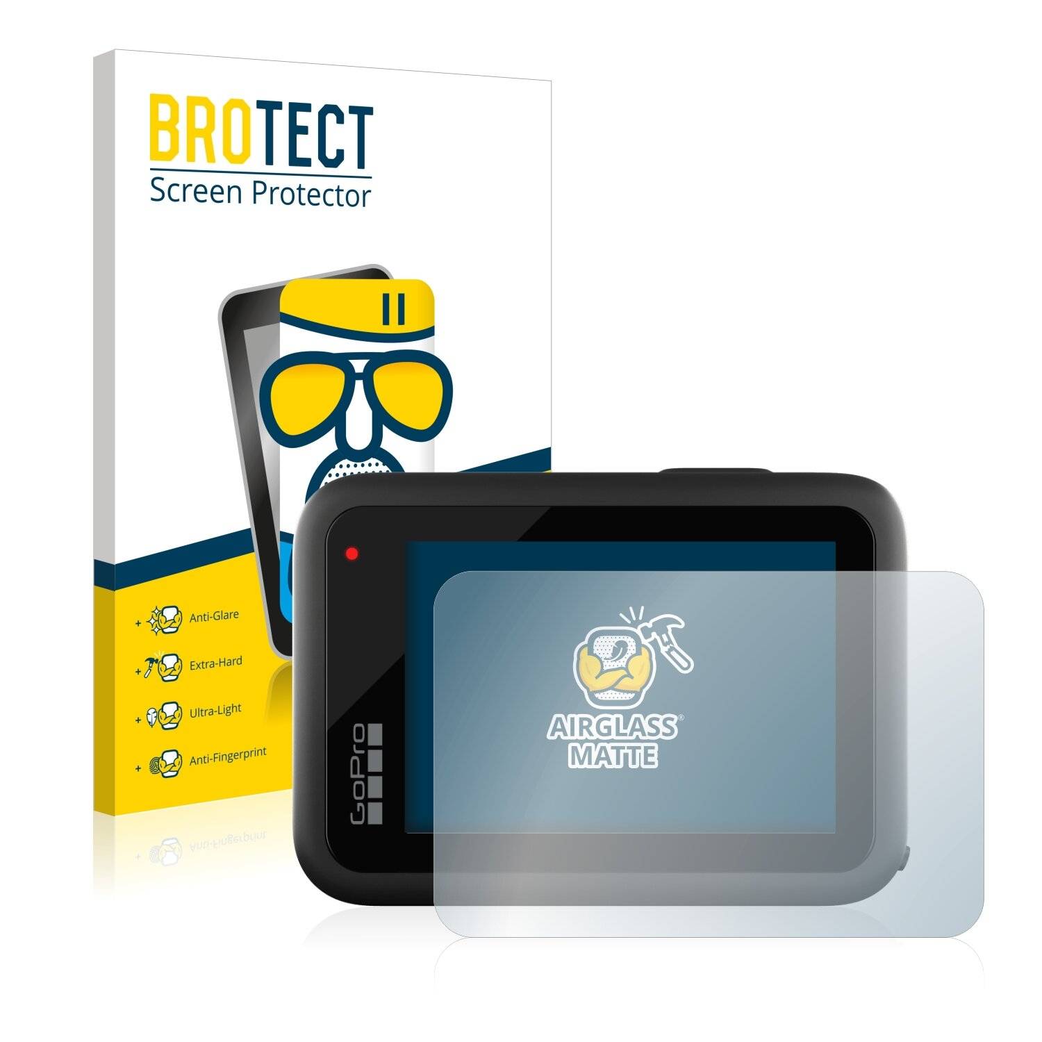 BROTECT AirGlass Matte Schutzglas Folie für GoPro Hero10