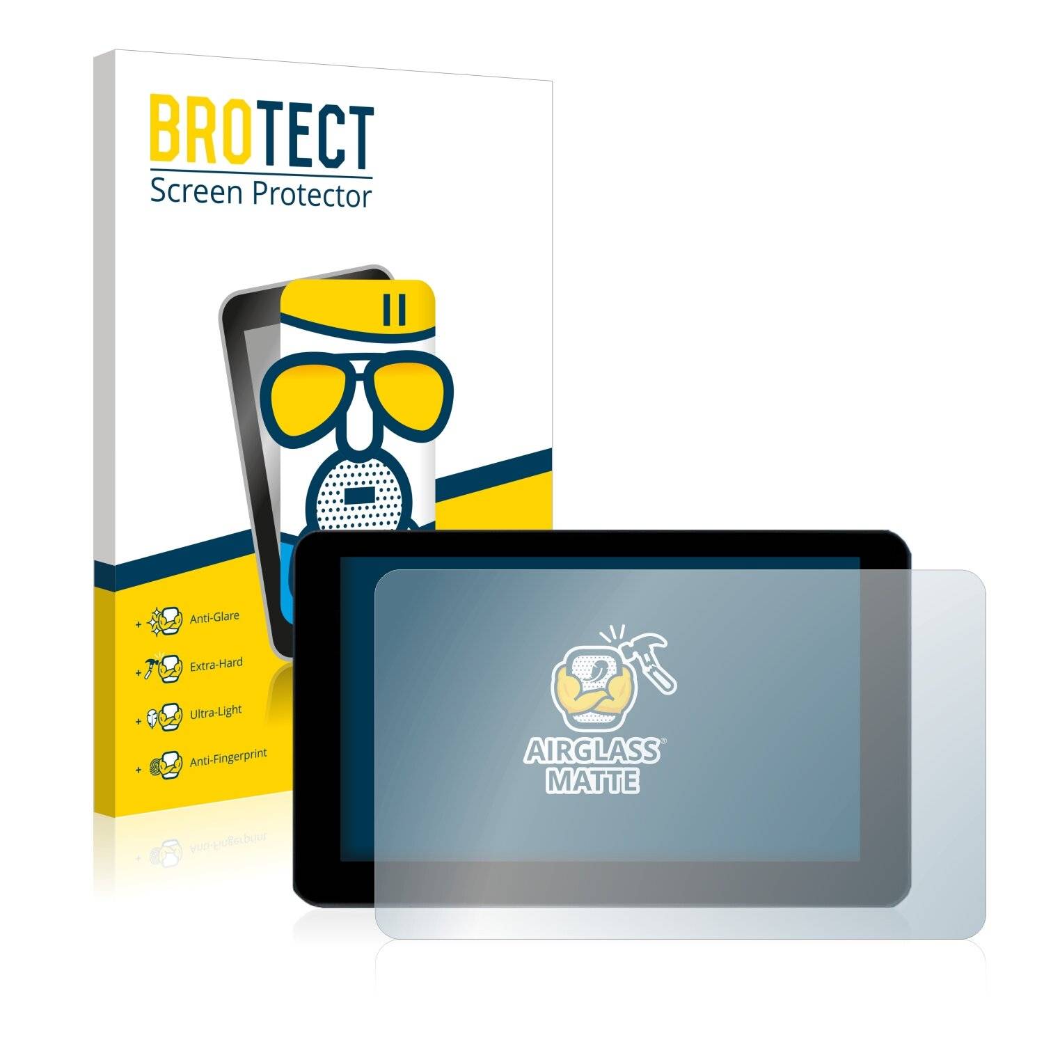 BROTECT AirGlass Flexible Schutz Glas Folie für Zontes 310V Cruiser Matt Entspiegelt
