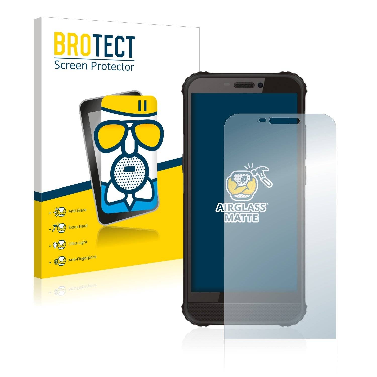 BROTECT AirGlass Matt Glas Panzer Folie für GlobeXplorer GPX Pro III