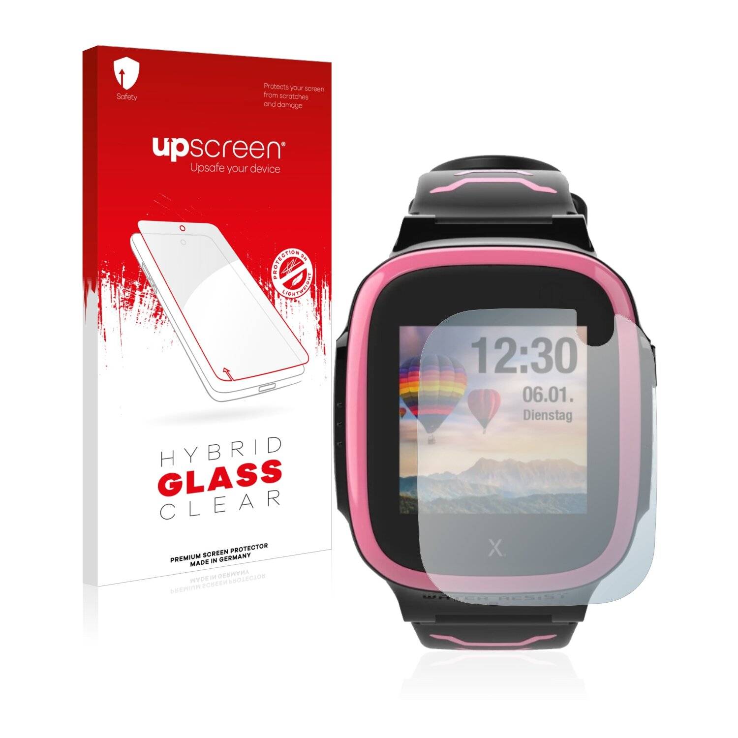 upscreen Flexible Schutz Glas Folie für Xplora X5 Play Schutzglas 9H Hybridglas Klar