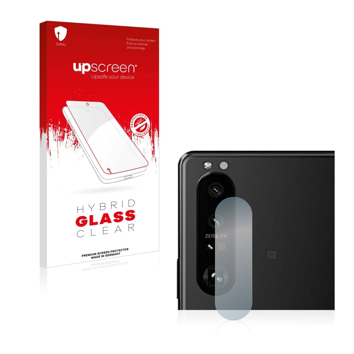 upscreen Flexible Schutz Glas Folie für Sony Xperia 5 III (NUR Kameraschutz) Schutzglas 9H Hybridglas Klar