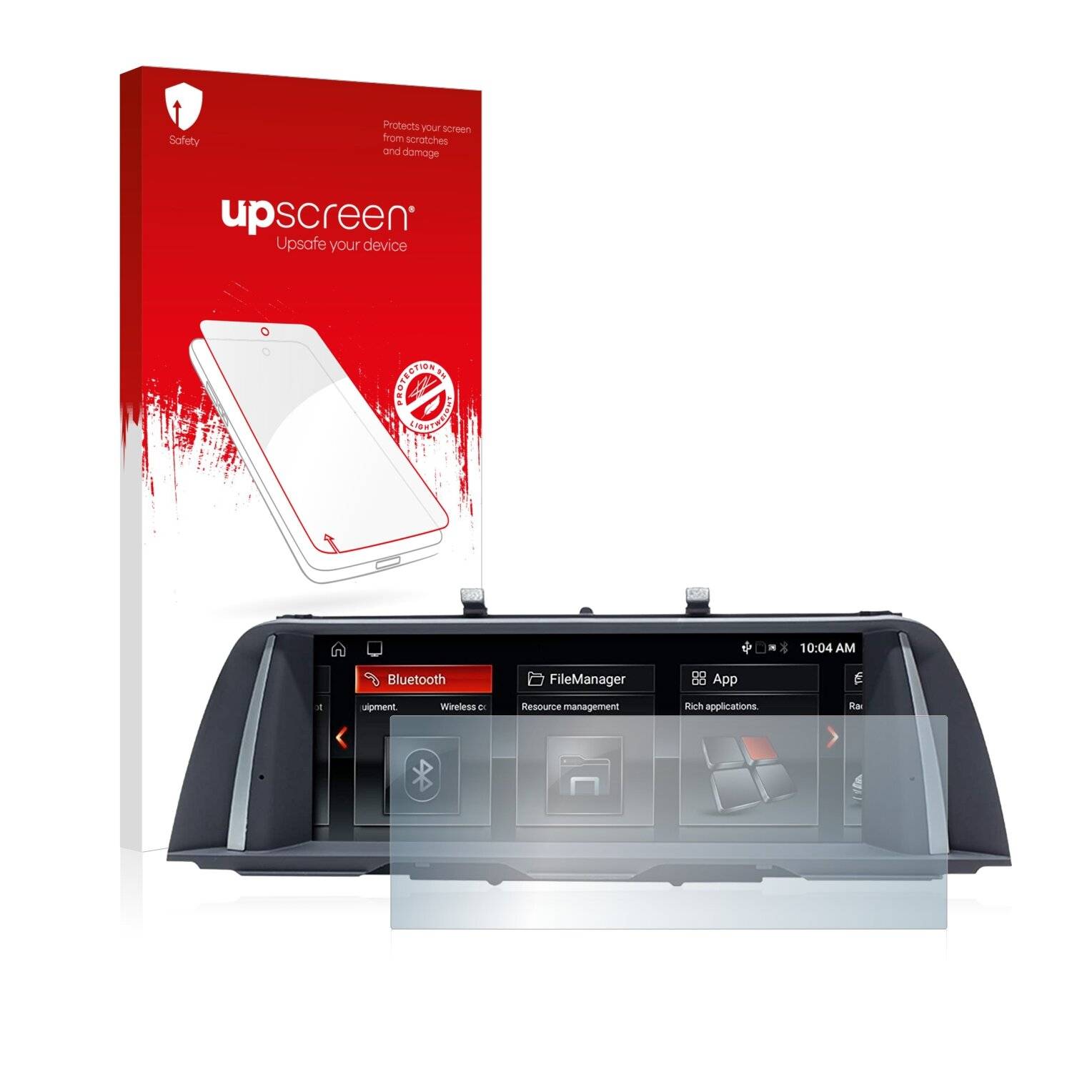 upscreen Hybrid Glass Clear Premium Schutzglas Folie für BMW 5 F10 2014 Professional