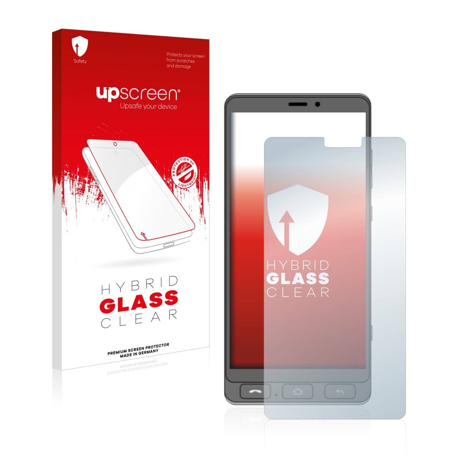 upscreen Flexible Schutz Glas Folie für Olympia Neo Smartphone Schutzglas 9H Hybridglas Klar