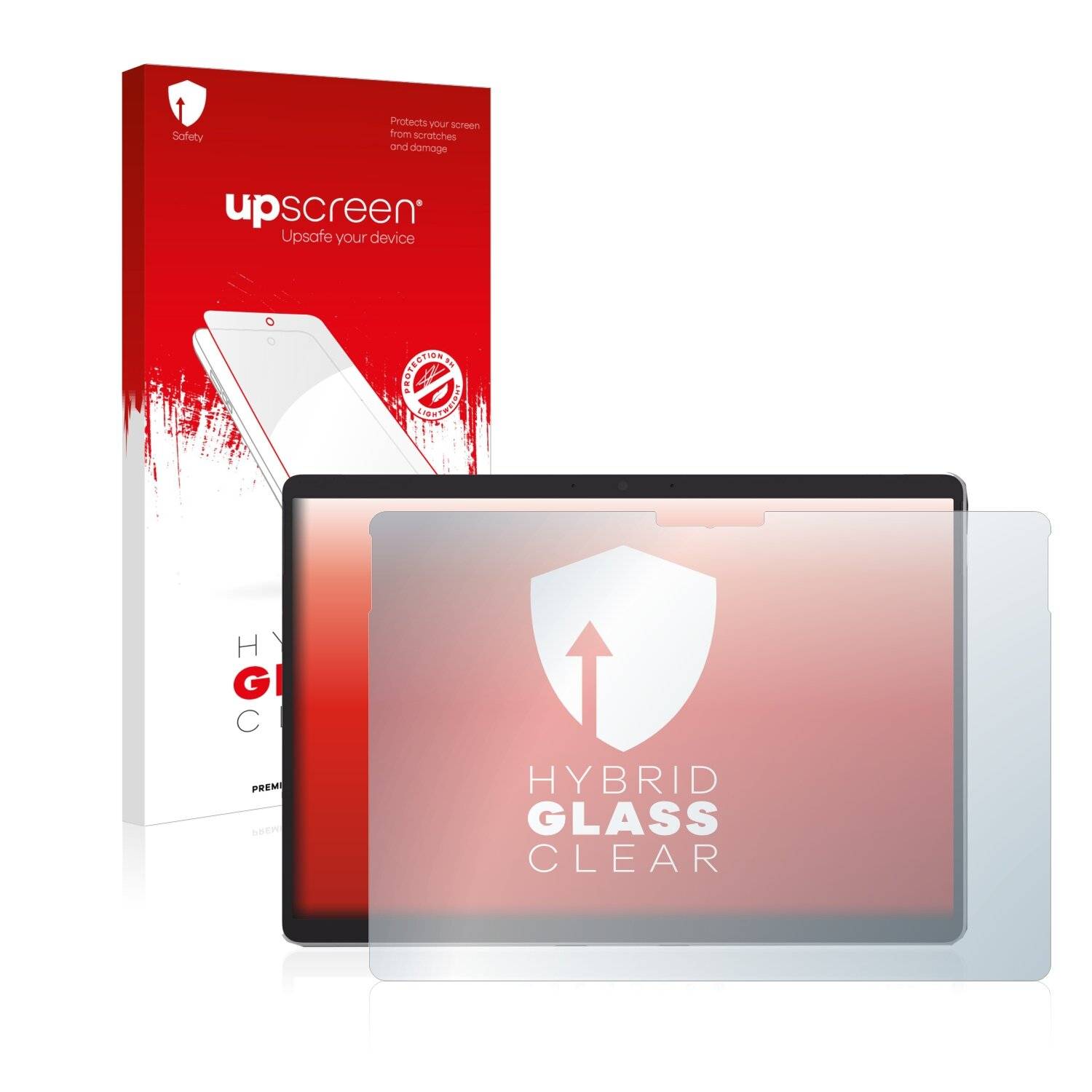 upscreen Flexible Schutz Glas Folie für Microsoft Surface Pro 8 (2021) Schutzglas 9H Hybridglas Klar