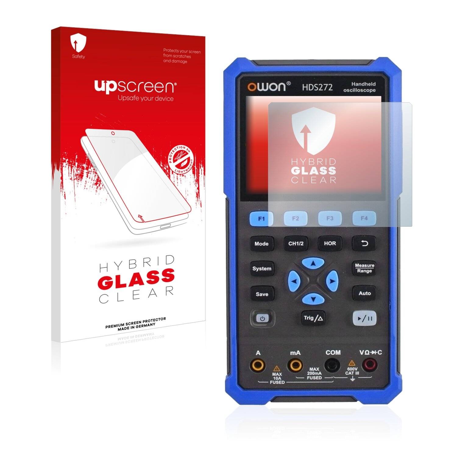 upscreen Flexible Schutz Glas Folie für Owon HDS 200 Series Schutzglas 9H Hybridglas Klar