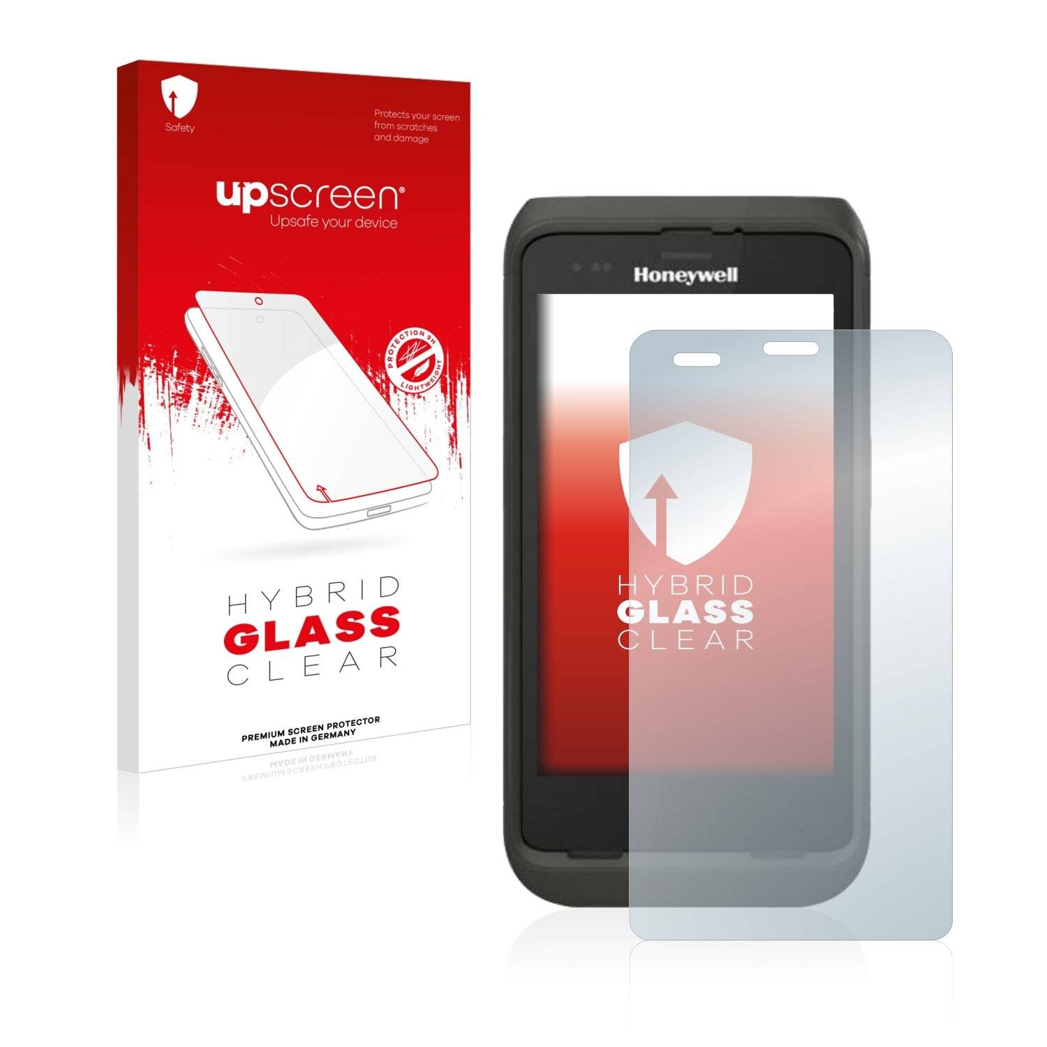 upscreen Hybrid Glass Clear Premium Schutzglas Folie für Honeywell