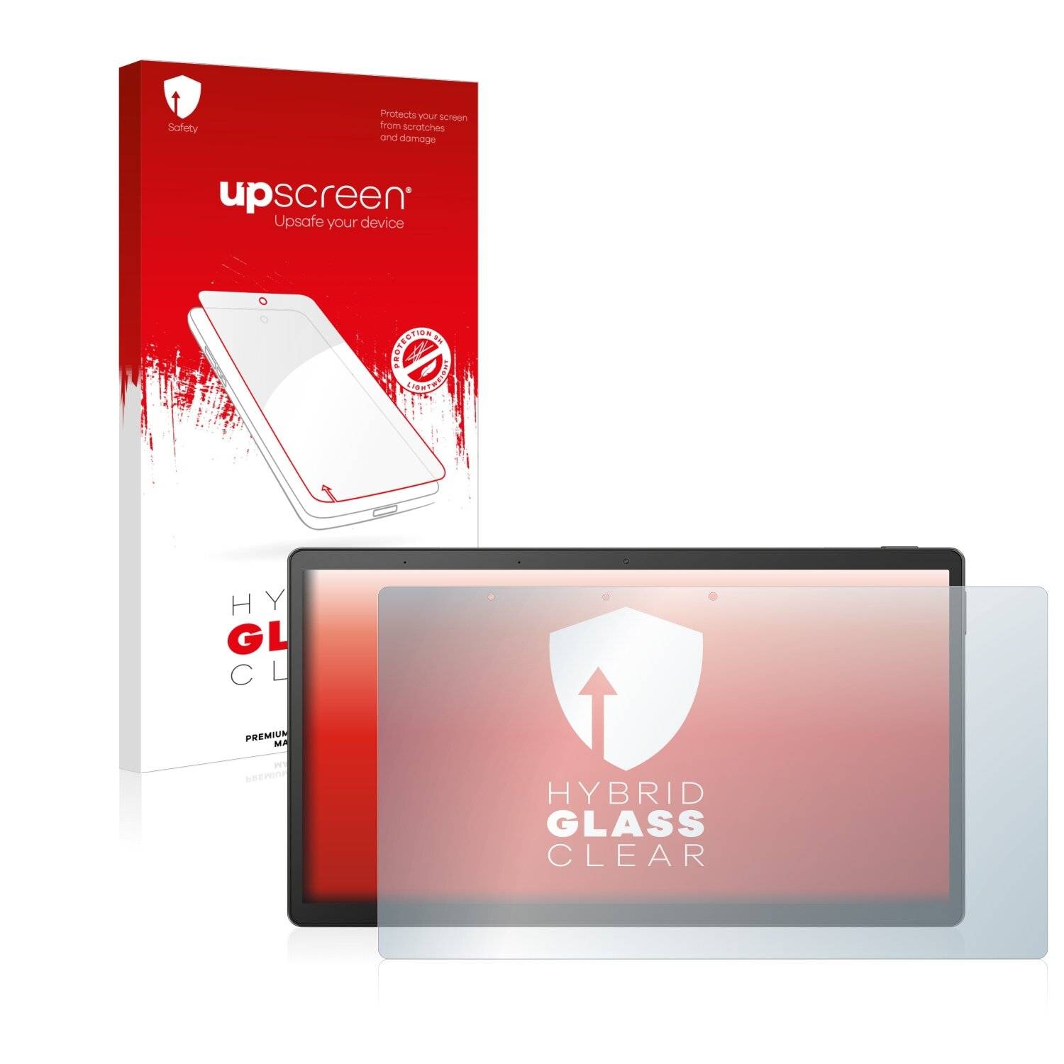 upscreen Hybrid Glass Clear Premium Schutzglas Folie für Asus VivoBook 13 Slate