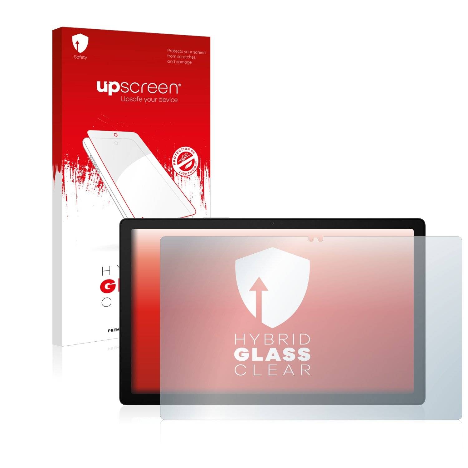 upscreen Flexible Schutz Glas Folie für Samsung Galaxy Tab A8 LTE Schutzglas 9H Hybridglas Klar