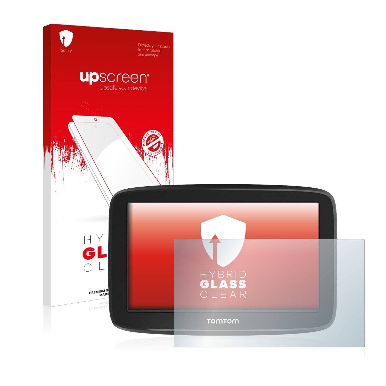 upscreen Flexible Schutz Glas Folie für TomTom GO Classic 6" Schutzglas 9H Hybridglas Klar