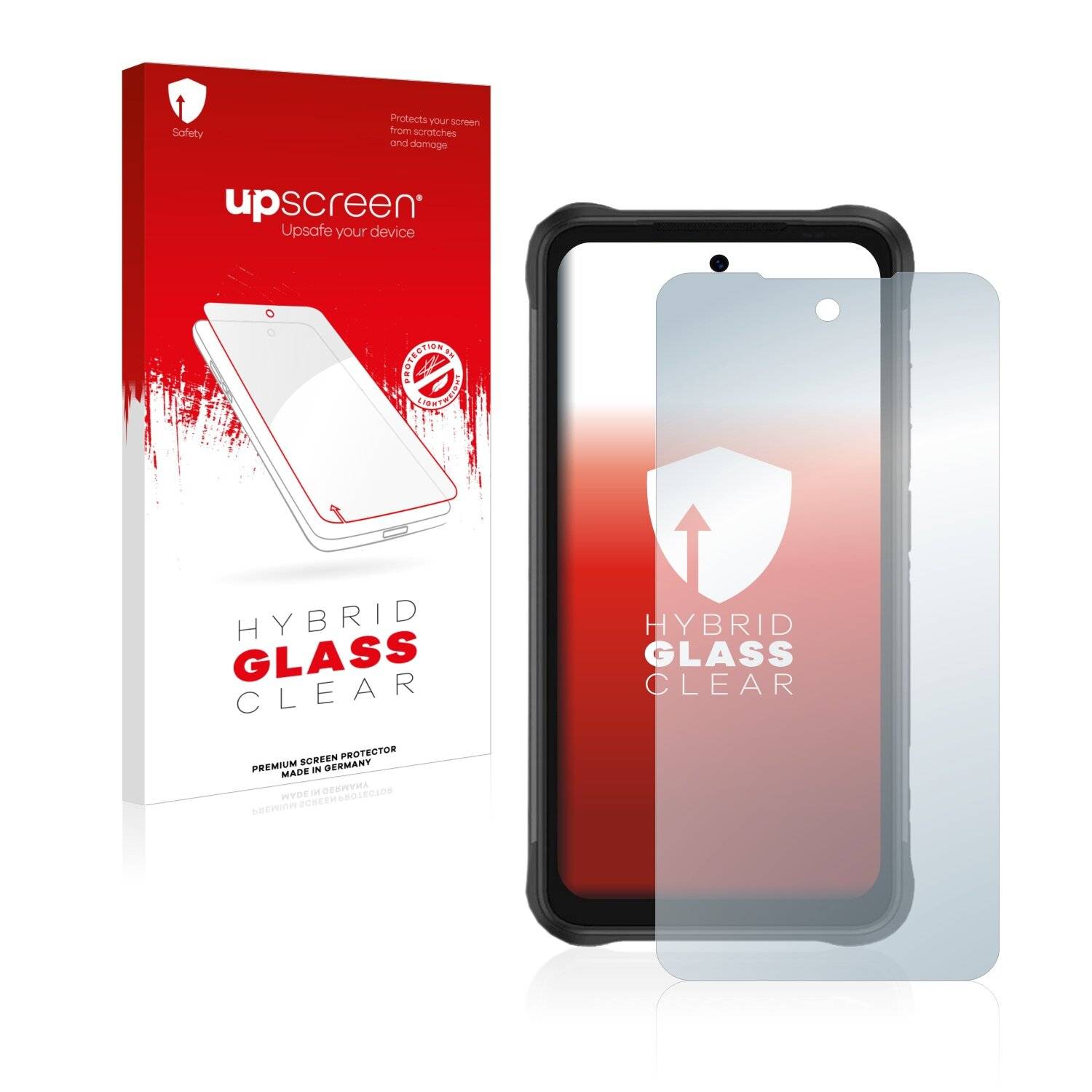 upscreen Hybrid Glas Schutz-Folie für Umidigi Bison GT2 Pro 5G