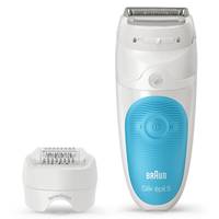Braun Silk-épil 5 SES 5-605 - Blau - Weiß - 28 Pinzette - MicroGrip - Rasieren -