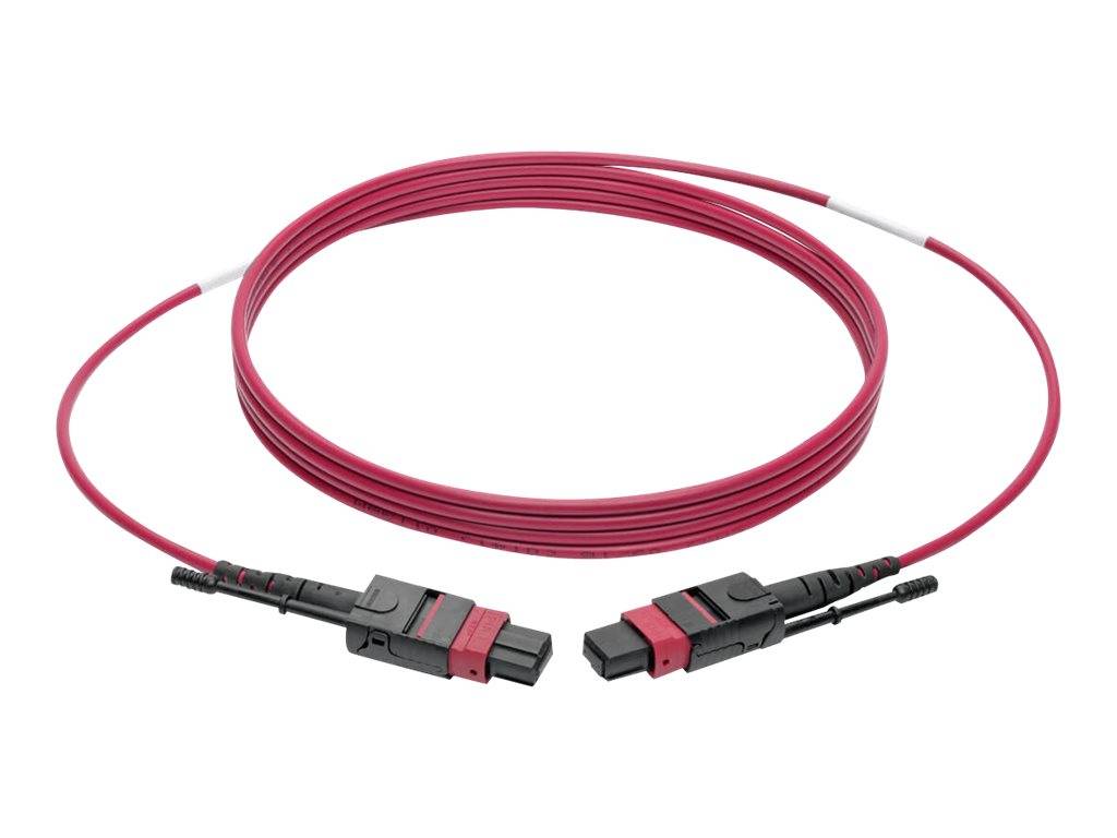Tripp Eaton Tripp Lite Series 100G MTP/MPO Multimode OM4 Plenum-Rated Fiber Optic Cable (F/F)