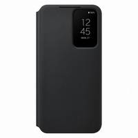Samsung Clear View Cover für Galaxy S22 Black Schwarz