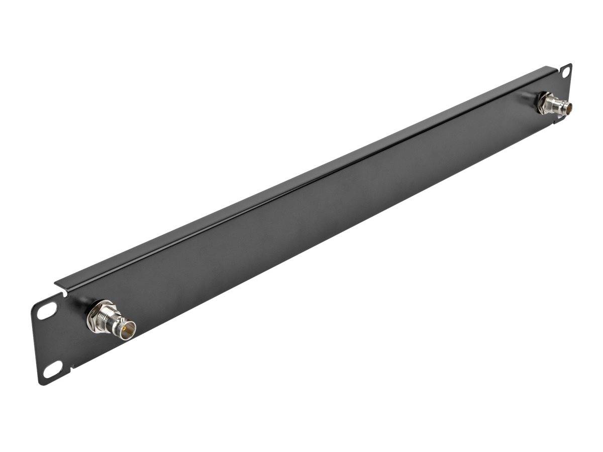 19" Panel mit 2 x BNC Buchse, 1HE,...