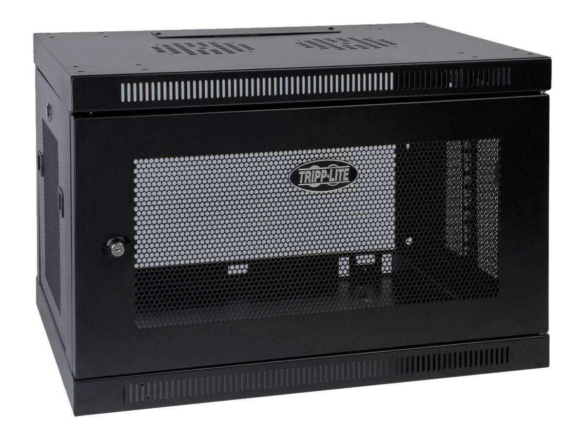Tripp 9U Wall Mount Rack Enclosure Server Cabinet w/ Door & Side Panels - Schrank Netzwerkschrank - geeignet für Wandm