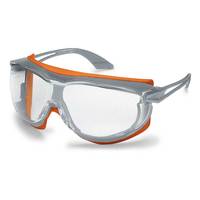 uvex skyguard NT 9175275 Schutzbrille inkl. UV-Schutz Grau, Orange EN 166, EN 170 DIN 166, DIN 170