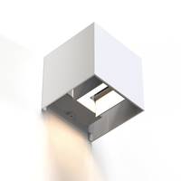 hama 00176607 LED Wandlampe für innen und außen, WLAN, App- u. Sprachsteuerung, Weiß