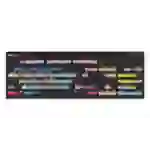 Logickeyboard LKB-PSO3-A2PC-DE - Kabelgebunden - USB - Scherenschalter - QWERTZ - LED - Schwarz Logickeyboard LKB-PSO3-A2PC-DE - Kabelgebunden - USB - Scherenschalter - QWERTZ - LED - Schwarz