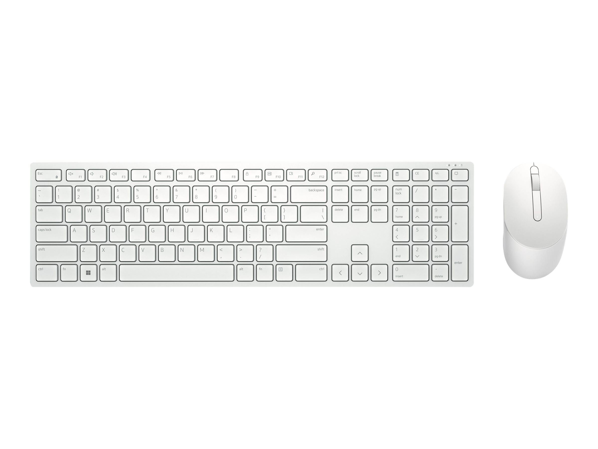 Dell Pro KM5221W Tastatur-und-Maus-Set weiß