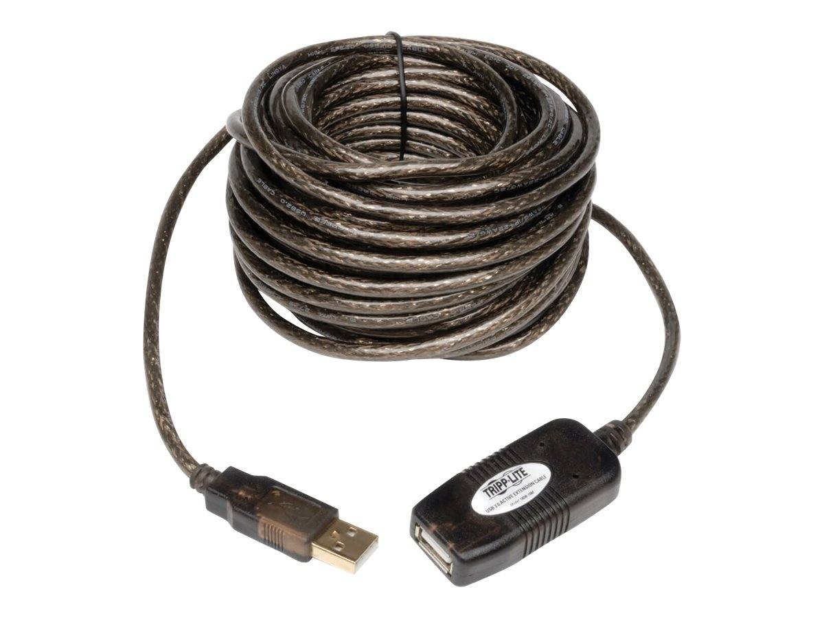 TRIPP - Eaton Tripp Lite Series 10M USB 2.0 Hi-Speed Active Extension Repeater Cable USB-A M/F 33' 33ft 10 Meter - USB-V