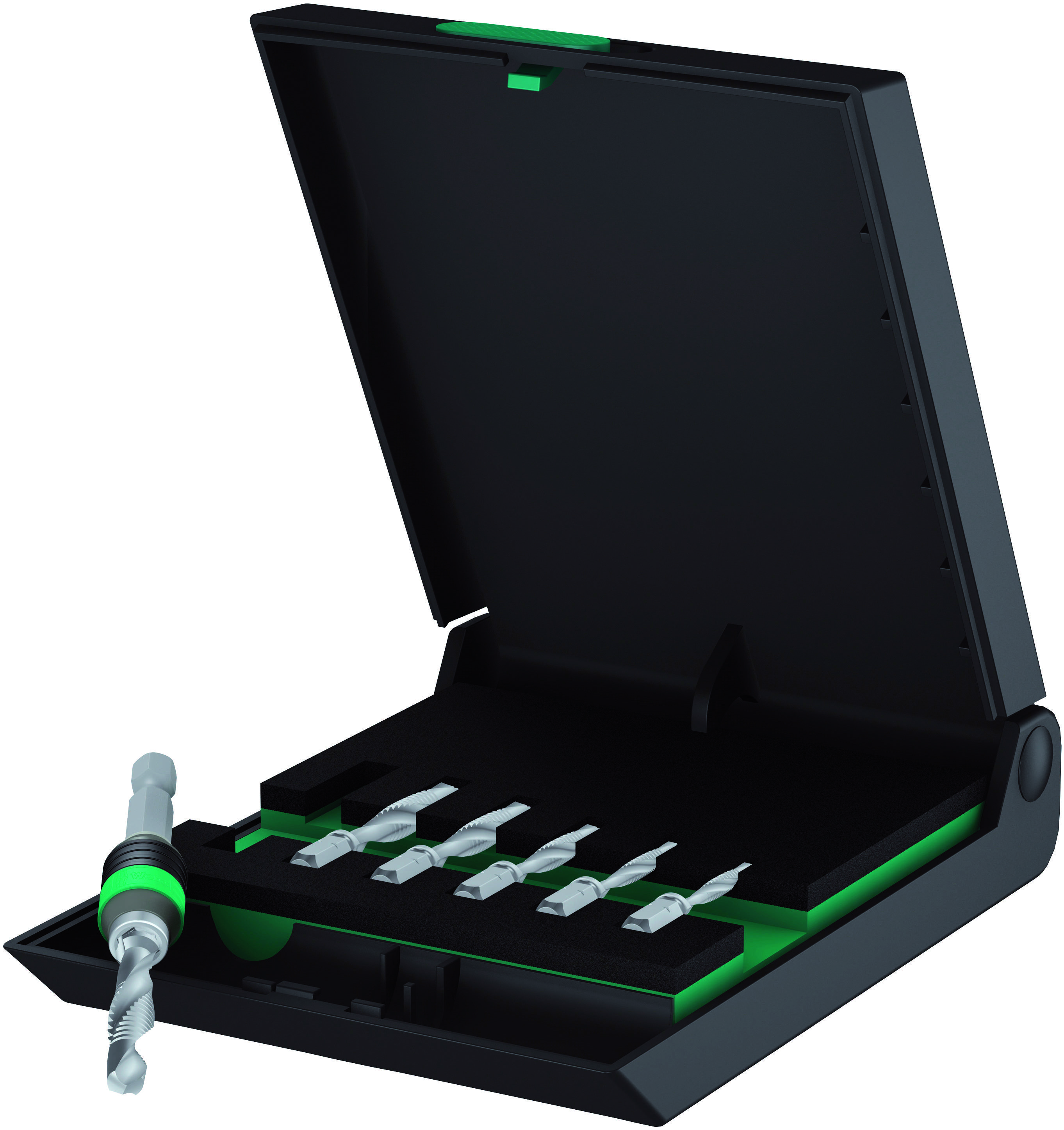 Wera 05104651001 847/7 HSS Kombigewindebohrer-Set 7teilig metrisch Rechtsschneidend DIN 3126 HSS 1 Set