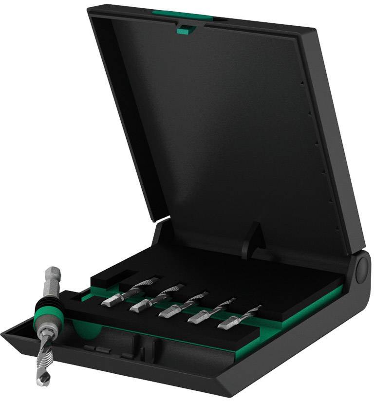 Wera 05104651001 847/7 HSS Kombigewindebohrer-Set 7teilig metrisch Rechtsschneidend DIN 3126 HSS 1 Set