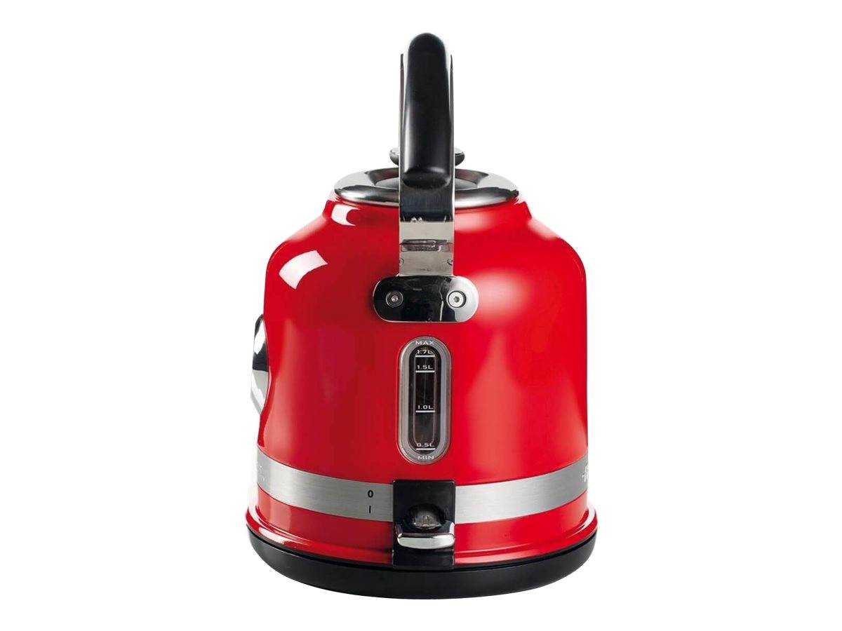 Ariete Moderna 2854/00, 1,7 l, 2000 W, Schwarz, Rot, Edelstahl, Wasserstandsanzeige, Überhitzungsschutz