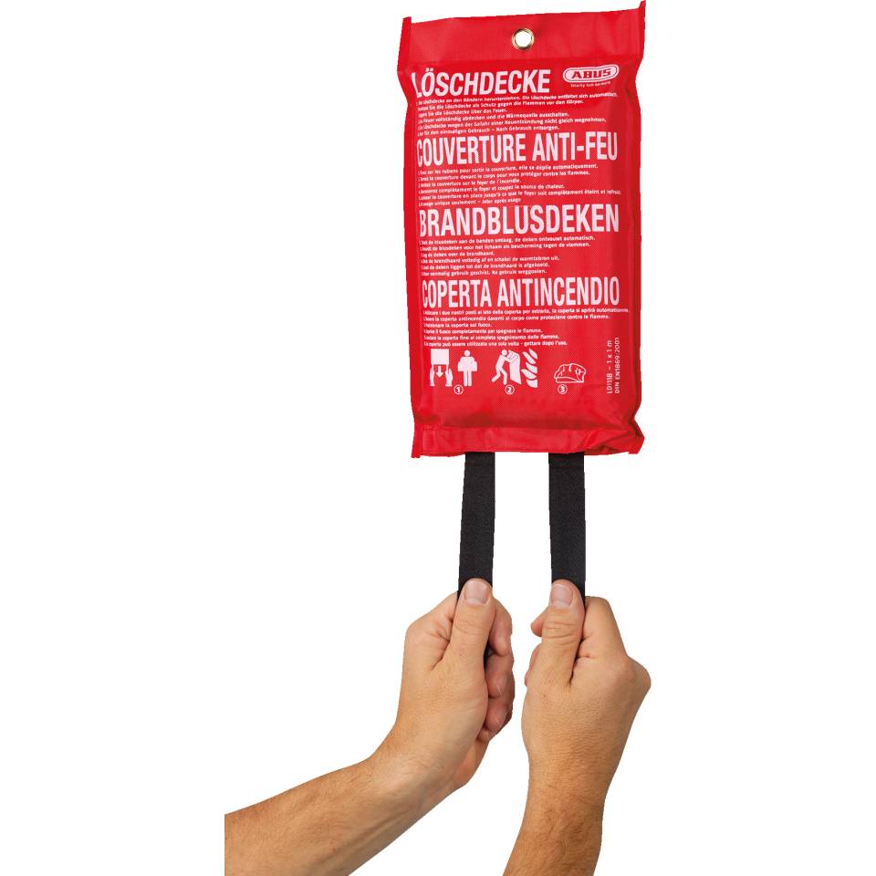 ABUS Security-Center ABUS LD1118, 100 x 100 cm, Fiberglas, Rot, 1 Stück(e), DIN EN 1869:2001 by MPA Dresden, 950 g