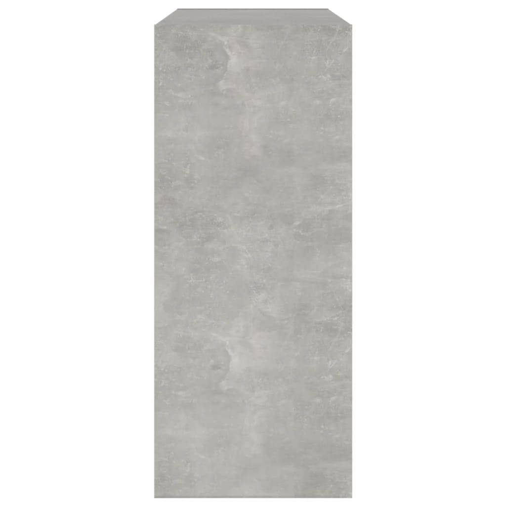 vidaXL Bücherregal/Raumteiler Betongrau 80x30x72 cm