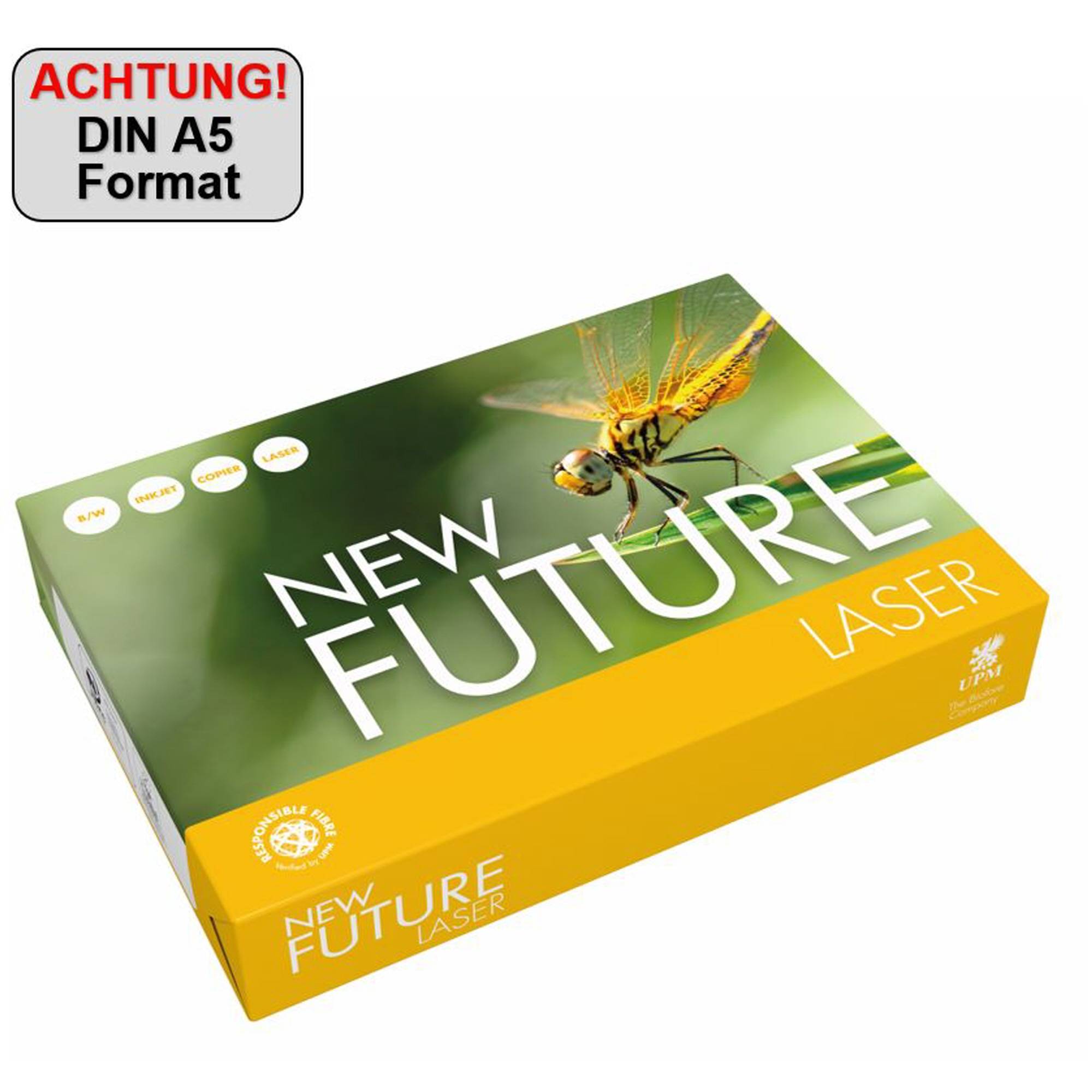 Future Multifunktionspapier New Future Laser DIN A5 80g/m² weiß 500 Bl./Pack.