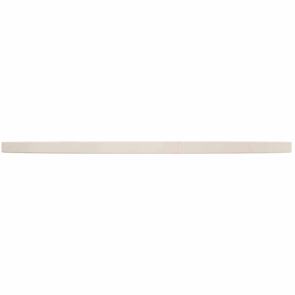 vidaXL Tischplatte Weiß Ø70x2,5 cm Massivholz Kiefer