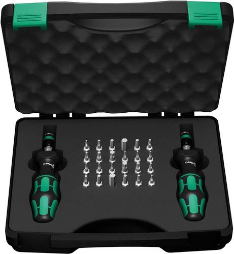 Wera 7440/41 Werkstatt Drehmoment-Schraubendreher-Set 26teilig 0.3 - 3 Nm