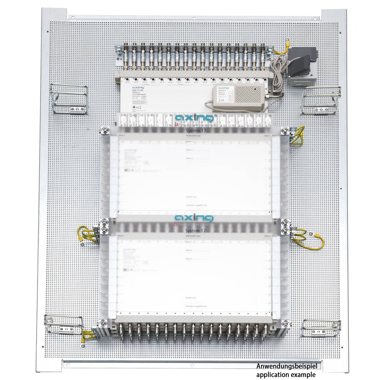 SKT QMP6085 Montageplatte 60 x 80cm, Metalllochplatte, verzinkt