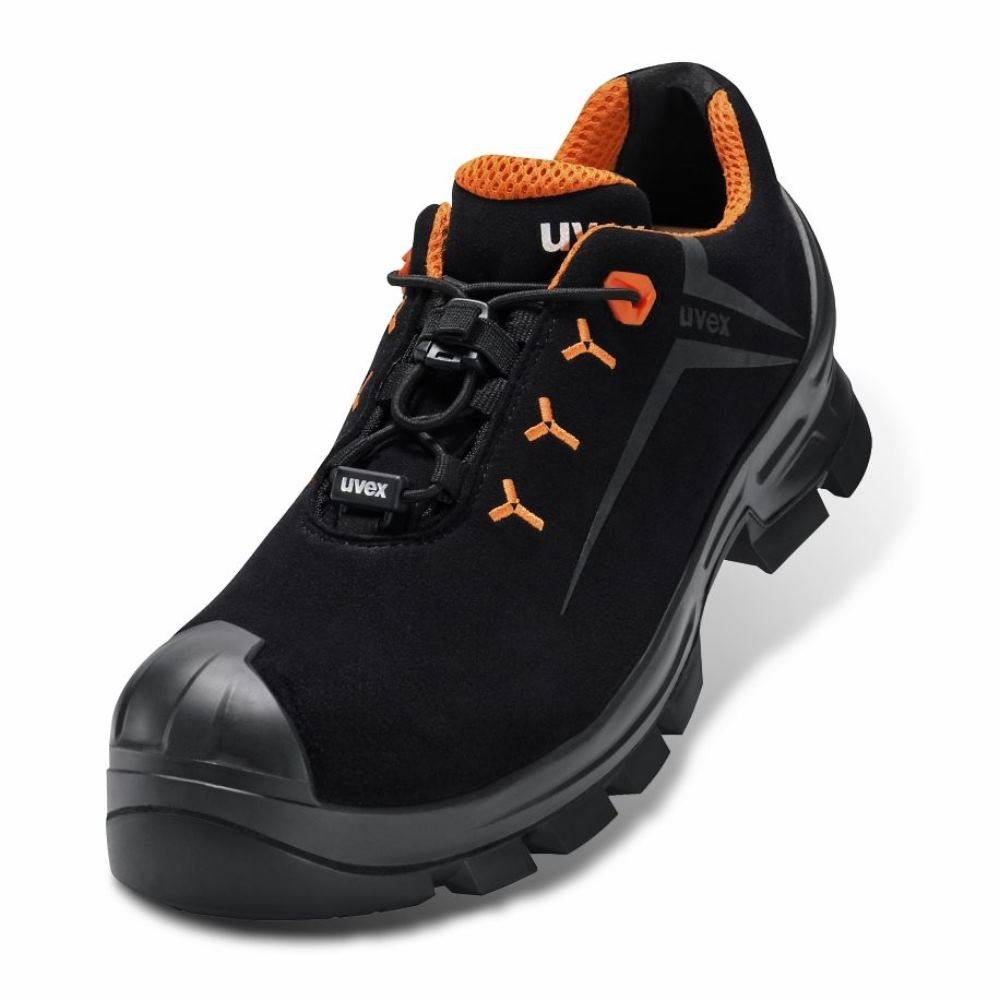 Uvex 6528248 2 MACSOLE® Halbschuhe S3 65282 schwarz, orange Weite 11 Größe 48
