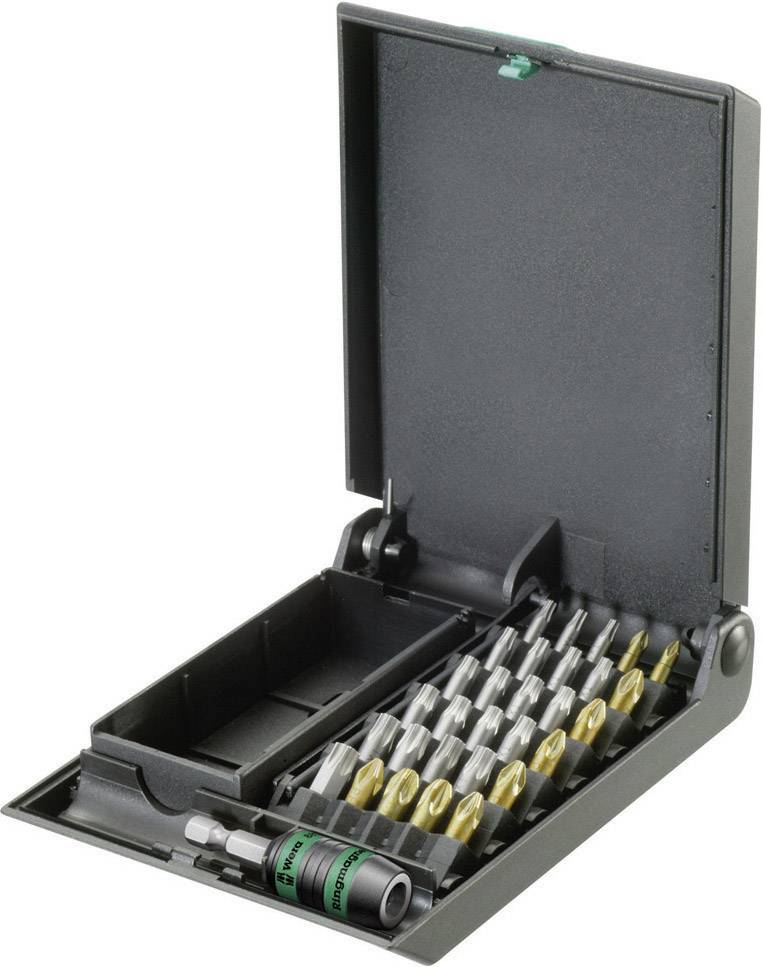 Wera 8651/55/67/887-30 05057135001 Bit-Set 30teilig Kreuzschlitz Phillips, Kreuzschlitz Pozidriv, Innen-TORX Torsionszone