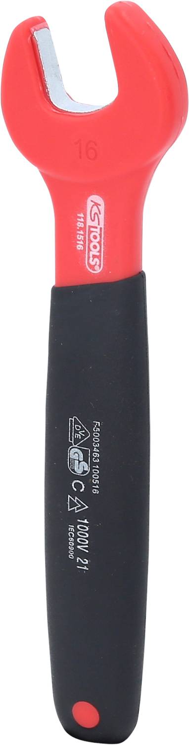 KS Tools 118.1516 Isolierter Maulschlüssel, 16 mm