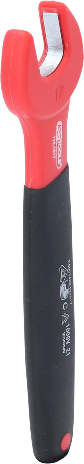 KS Tools 118.1517 Isolierter Maulschlüssel, 17 mm