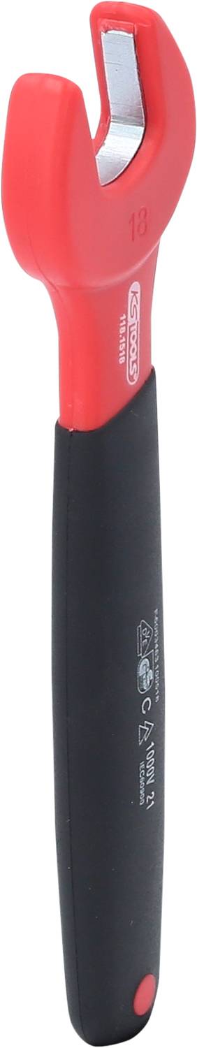 Isolierter Maulschlüssel, 18 mm