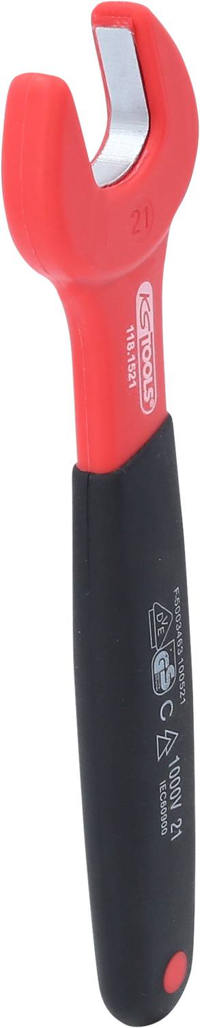 KS Tools 118.1521 Isolierter Maulschlüssel, 21 mm
