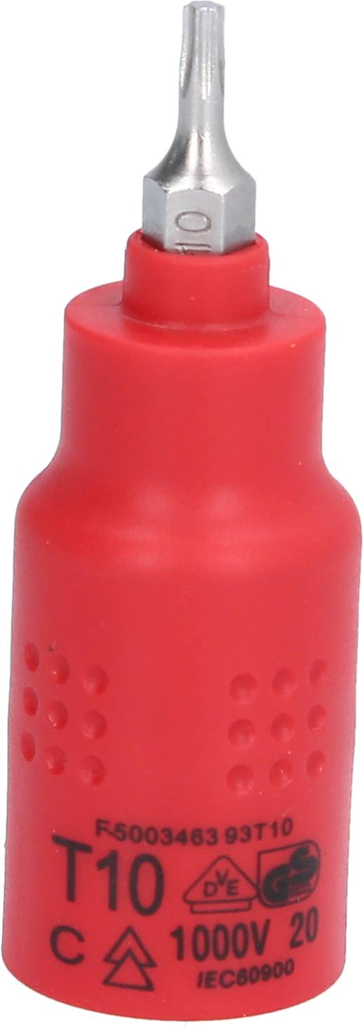 3/8" Isolierte Bit-Stecknuss Torx, T10, 60mm