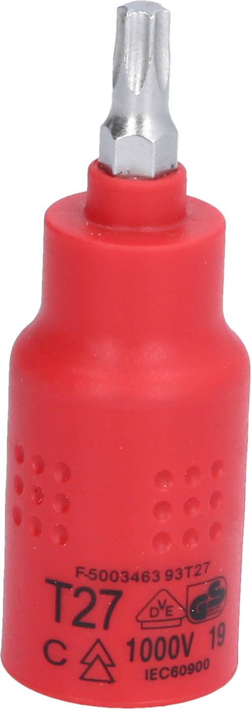3/8" Isolierte Bit-Stecknuss Torx, T27, 60mm