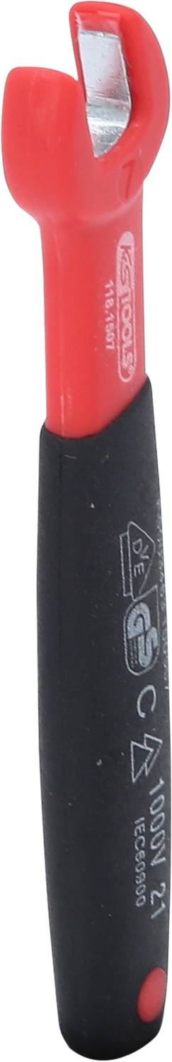 KS Tools 118.1507 Isolierter Maulschlüssel, 7 mm
