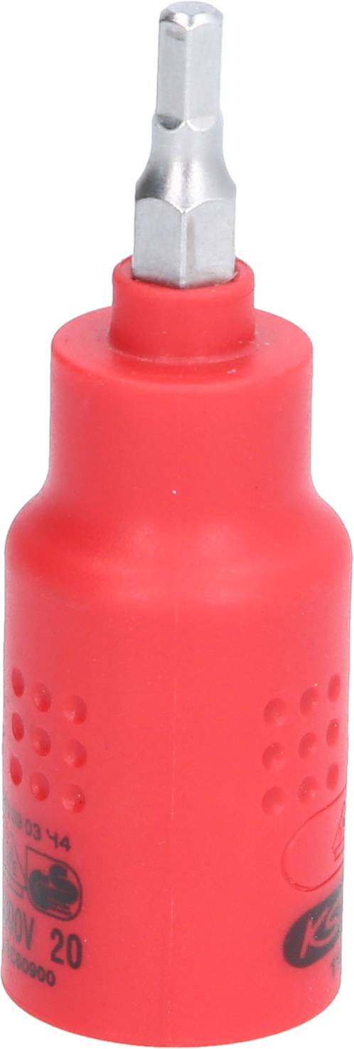 3/8" Isolierte Bit-Stecknuss Innensechskant, 4mm, 60mm lang