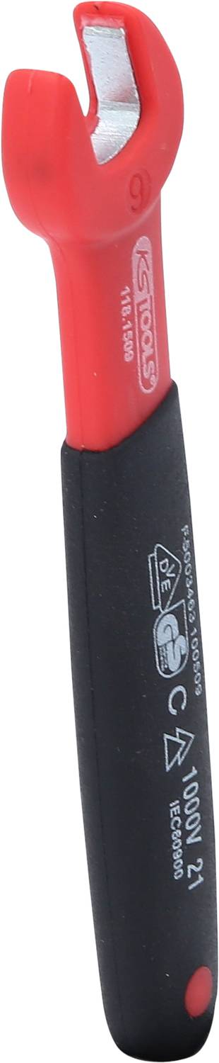 Isolierter Maulschlüssel, 9 mm
