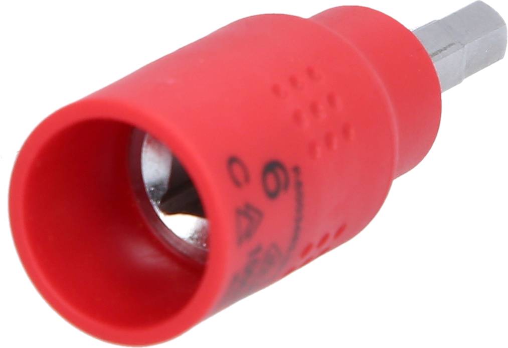 3/8" Isolierte Bit-Stecknuss Innensechskant, 6mm, 60mm lang
